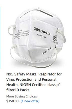 亞馬遜打擊哄抬物價？用戶質疑 為何我仍買下35美元一只的口罩廣告